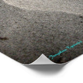 シースタ鍵の石英砂抽象芸術のポスター ポスター (角)