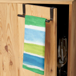 シーストライプアーツプリント キッチンタオル
