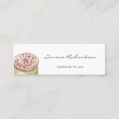 シーストレス裁縫手作りキルティングの作成 スキニー名刺 (正面)