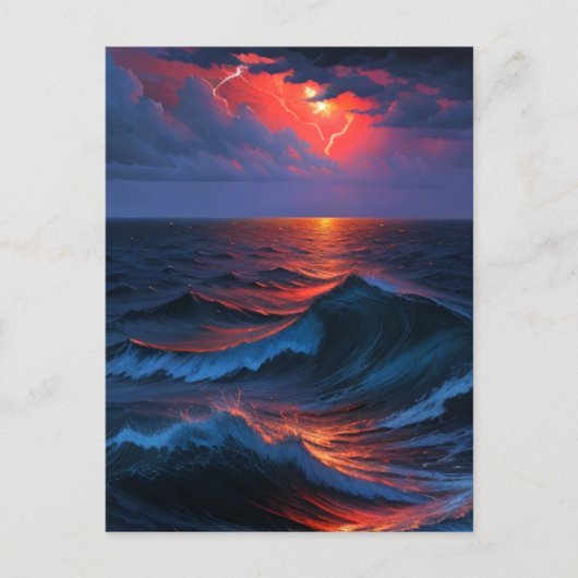 シーストームアートはがき ポストカード (正面)