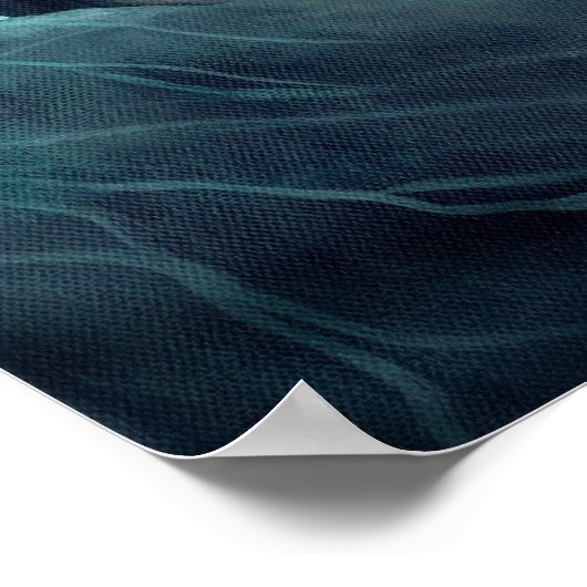 シーストームゴシックの人魚のアートプリント ポスター (角)