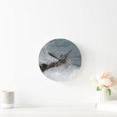 シースプレー ラウンド壁時計 (ホーム)