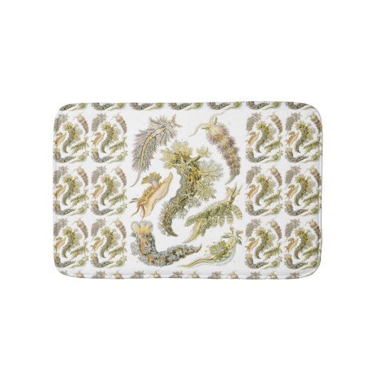 シースラグズバイエルンスト・ヘイケル、ヴィンテージNudibranchia バスマット (正面)