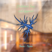 シースラグブルードラゴンイラストレーション ウィンドウサイン (シート2)