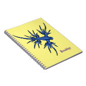 シースラグブルードラゴンイラストレーション ノートブック (右側)