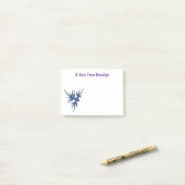 シースラグブルードラゴンイラストレーション ポストイット (デスク上)