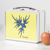 シースラグブルードラゴンイラストレーション メタルランチボックス (インサイチュ)