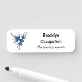 シースラグブルードラゴンイラストレーション 名札 (インサイチュ)