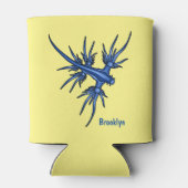 シースラグブルードラゴンイラストレーション 缶クーラー (裏面)