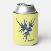 シースラグブルードラゴンイラストレーション 缶クーラー (缶裏面)