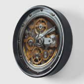 シースルー 壁時計 (傾斜)