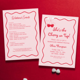 シーズさくらんぼオントップバチェロレッテ 招待状