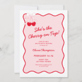シーズさくらんぼオントップバチェロレッテ 招待状 (正面)