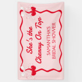 シーズさくらんぼオントップブライダルシャワー 横断幕 (縦)