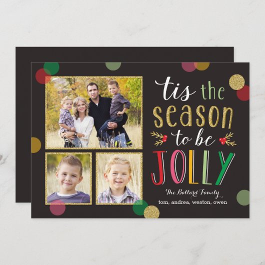 シーズすてきンホリデーフォトカード シーズンカード (正面/裏面)