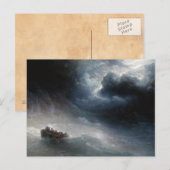 シーズの怒りイワンAivazovsky海景 ポストカード (正面/裏面)