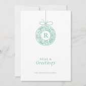 シーズアンドグリーツシーシェルオーナメント シーズンカード (正面)