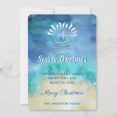シーズアンドグリーティングコーストビーチホリデーカード シーズンカード (正面)