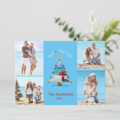 シーズアンドグリーティングズフォトビーチクリスマスホール シーズンカード (スタンド正面)