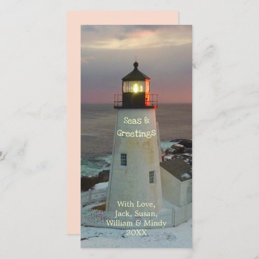 シーズアンドグリーティングズメインライトハウス シーズンカード (正面/裏面)