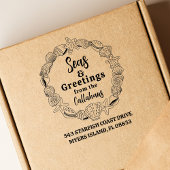 シーズアンドグリーティング差出人住所シーセルリース ラバースタンプ