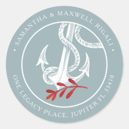 シーズアンドグリーティング差出人住所封筒用シール ラウンドシール