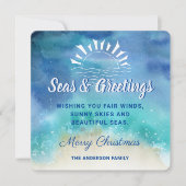 シーズアンドグリーティング航海の海ビーチホリデイ シーズンカード (正面)