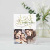 シーズエレガントンの挨拶が盛り上がる家族の写真 シーズンポストカード (スタンド正面)