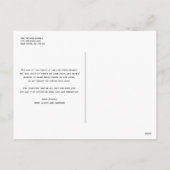 シーズエレガントンの挨拶が盛り上がる家族の写真 シーズンポストカード (裏面)