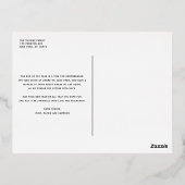 シーズエレガントンの挨拶が盛り上がる家族の写真 箔シーズンポストカード (裏面)