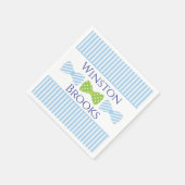 シーズカー蝶ネクタイ赤ちゃんシャワーパーティーナプキン スタンダードカクテルナプキン (角)