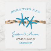 シーズザデイアクアスタフィッシュ結婚ズ ワインラベル (シングルラベル)