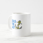 シーズザデイカートゥーンいかりマグ コーヒーマグカップ (正面左)