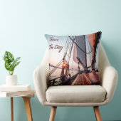 シーズザデイセーリングボート海 クッション (椅子)