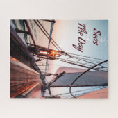 シーズザデイセーリングボート海 ジグソーパズル (横)