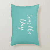 シーズザデイビーチターコイズアクセントピロー アクセントクッション (正面(垂直))