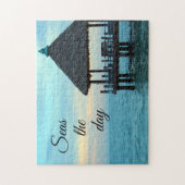 シーズザデイビーチティキハットジグソーパズル ジグソーパズル (縦)