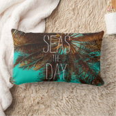 シーズザデイビーチパームツリーズ ランバークッション (ブランケット)