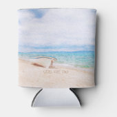 シーズザデイビーチ航海の魚釣りボート 缶クーラー (正面)