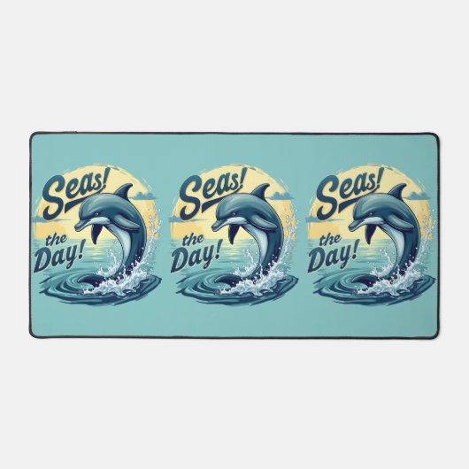 シーズザデイレトロドルフィン海エステティック デスクマット (正面)