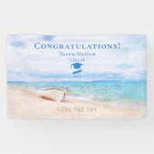 シーズザデイ魚釣りボート卒業 横断幕 (横)