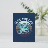シーズザデイ 夏のバイブタコ| Summer Vibes Octopus ポストカード (スタンド正面)