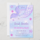 シーズバースデーパーティ招待状 招待状 (正面)