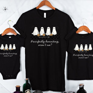 シーズパーソナライズされたン不気味ハロウィーン幽霊猫 Tシャツ