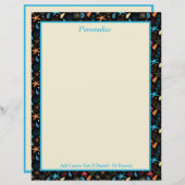 シーズヘルスヒトデ&シーホース海ビーチパターン (正面/裏面)