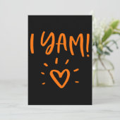 シーズマイサツマイポテトIヤムセットカップルサンクスギビン 招待状 (スタンド正面)