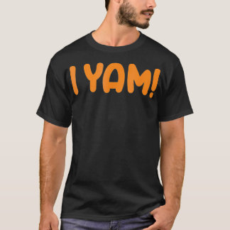 シーズマイサツマイポテトIヤムセットカップルサンクスギビン Tシャツ