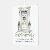 シーズモダンンの挨拶ビジネス メタルオーナメント (正面左)