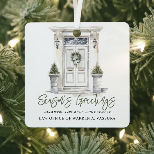 シーズモダンンの挨拶ビジネス メタルオーナメント (インサイチュ)