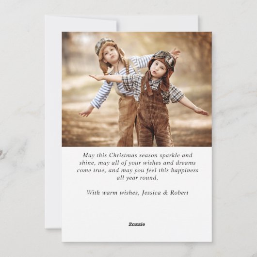 シーズモダンンの挨拶2 PHOTO GREETING シーズンカード (裏面)